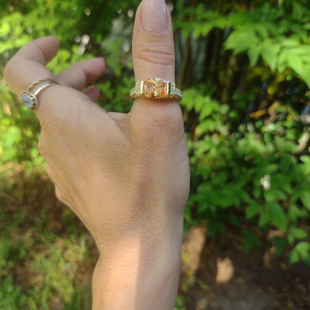 NWOT SS 925 Citrine Ring! 💍